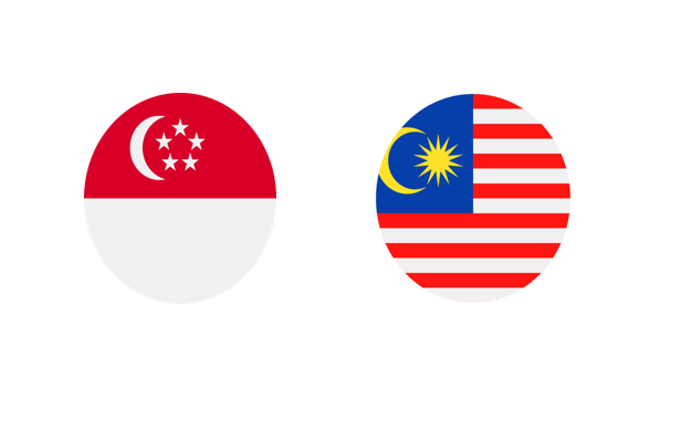 Malaysia & Singapore Flag